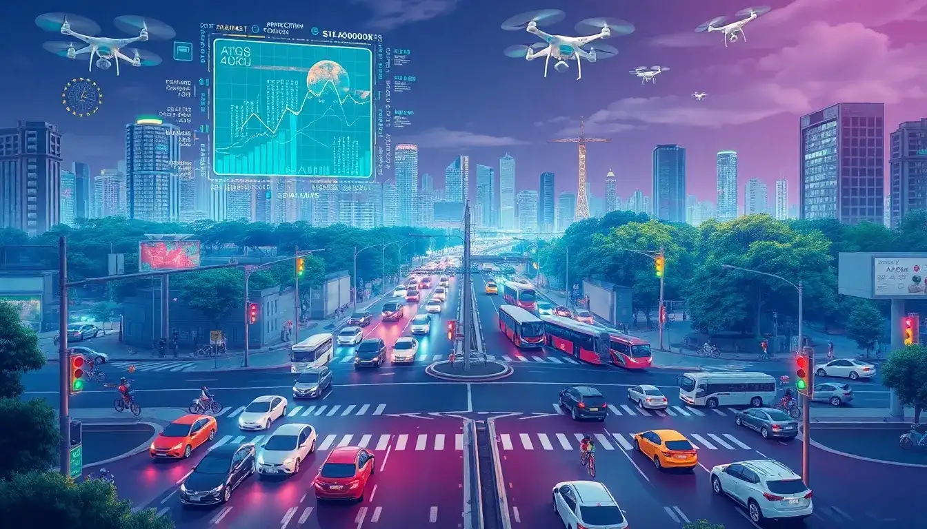 What role does AI play in predictive analytics for traffic congestion management
