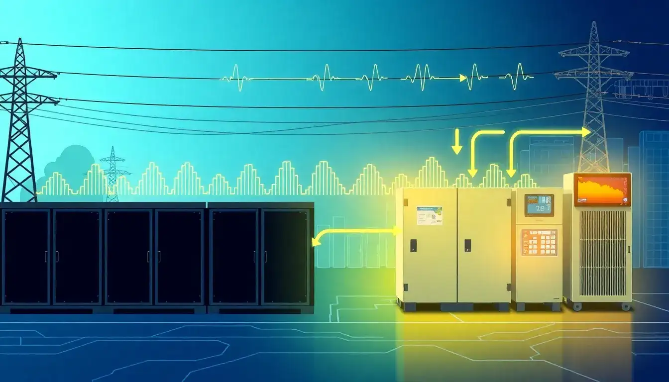 How do inverters contribute to frequency regulation in BESS