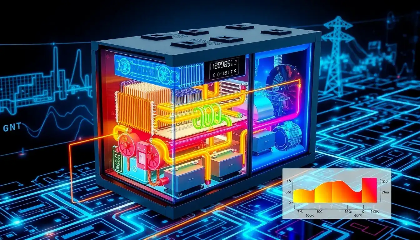 How does thermal management impact the efficiency of frequency regulation in BESS