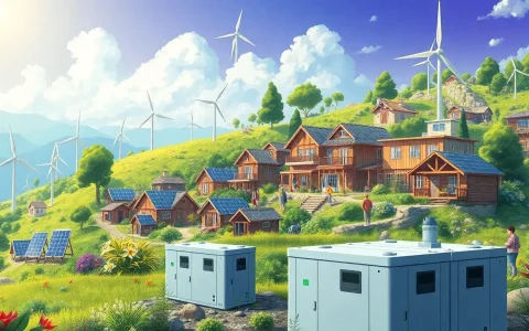 How do utility-scale batteries contribute to cost savings for off-grid communities