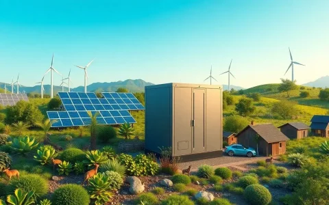 What are the environmental benefits of using utility-scale batteries in off-grid areas