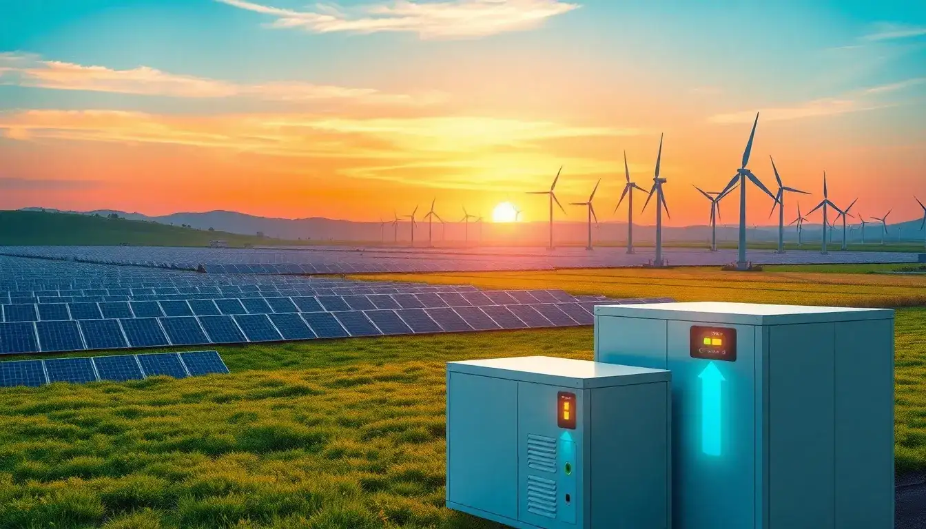 How do utility-scale batteries enhance the integration of renewable energy sources