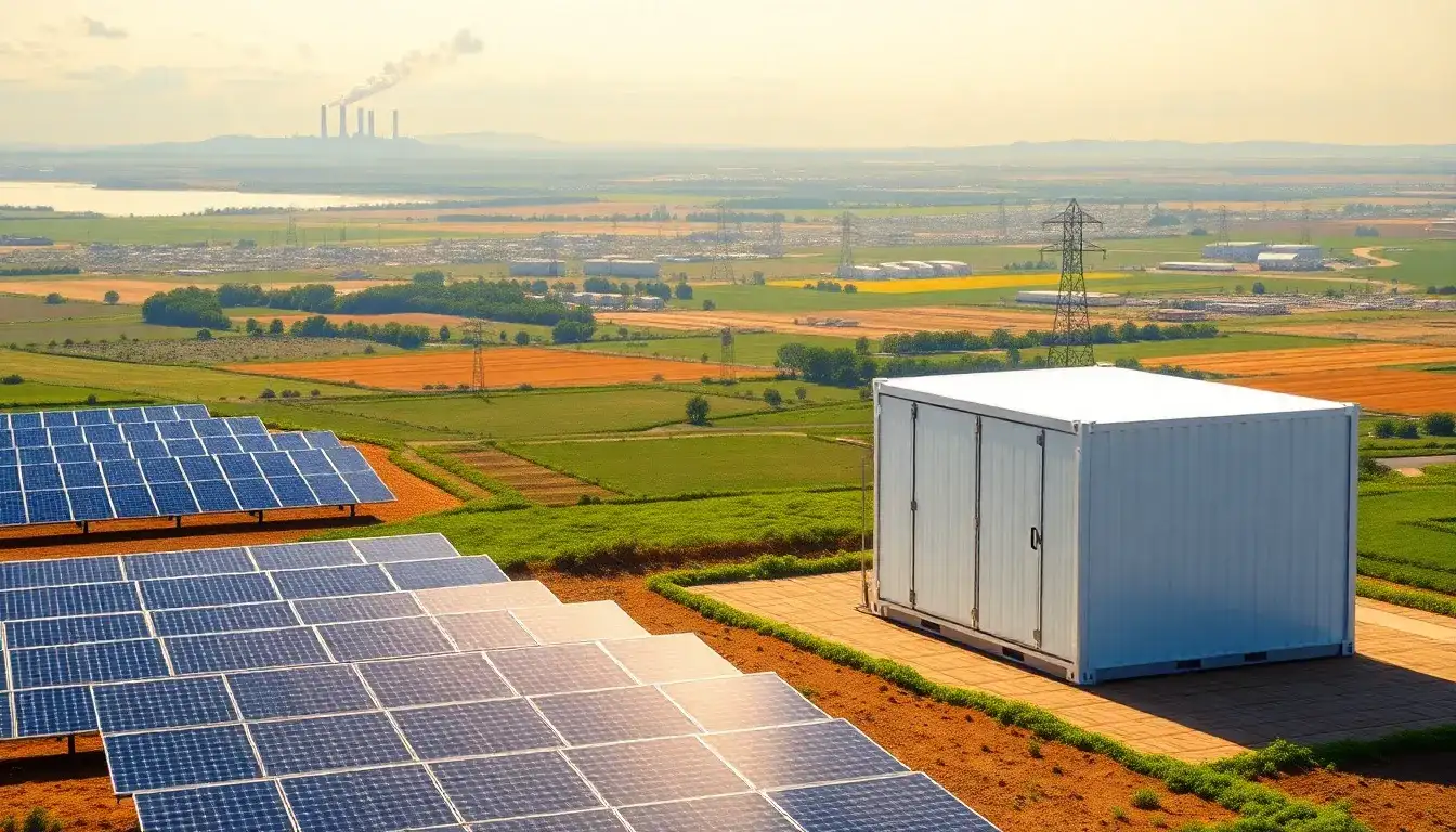 How do utility-scale batteries help in reducing fuel consumption