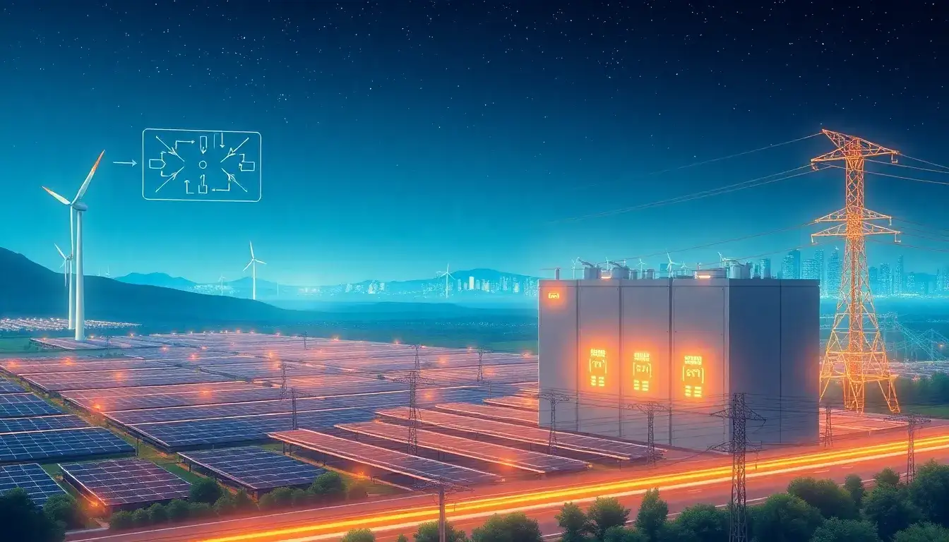 How do utility-scale batteries contribute to grid firming