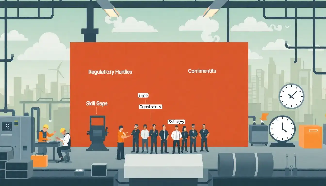 What are the main barriers to job creation in the battery industry
