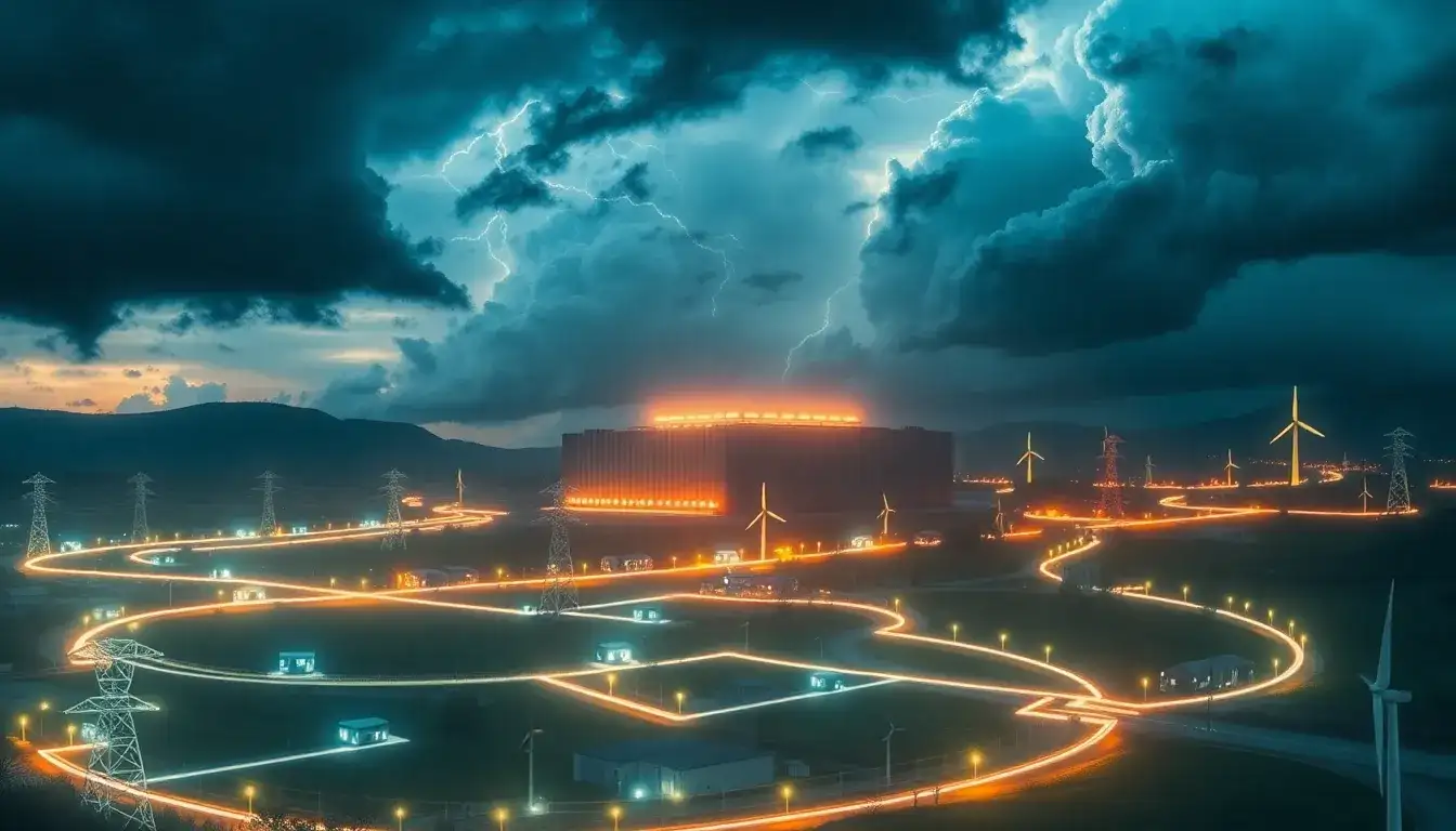 How do utility-scale batteries help in emergency power outages