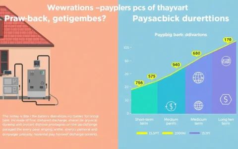 How does the payback period for battery systems vary with different durations