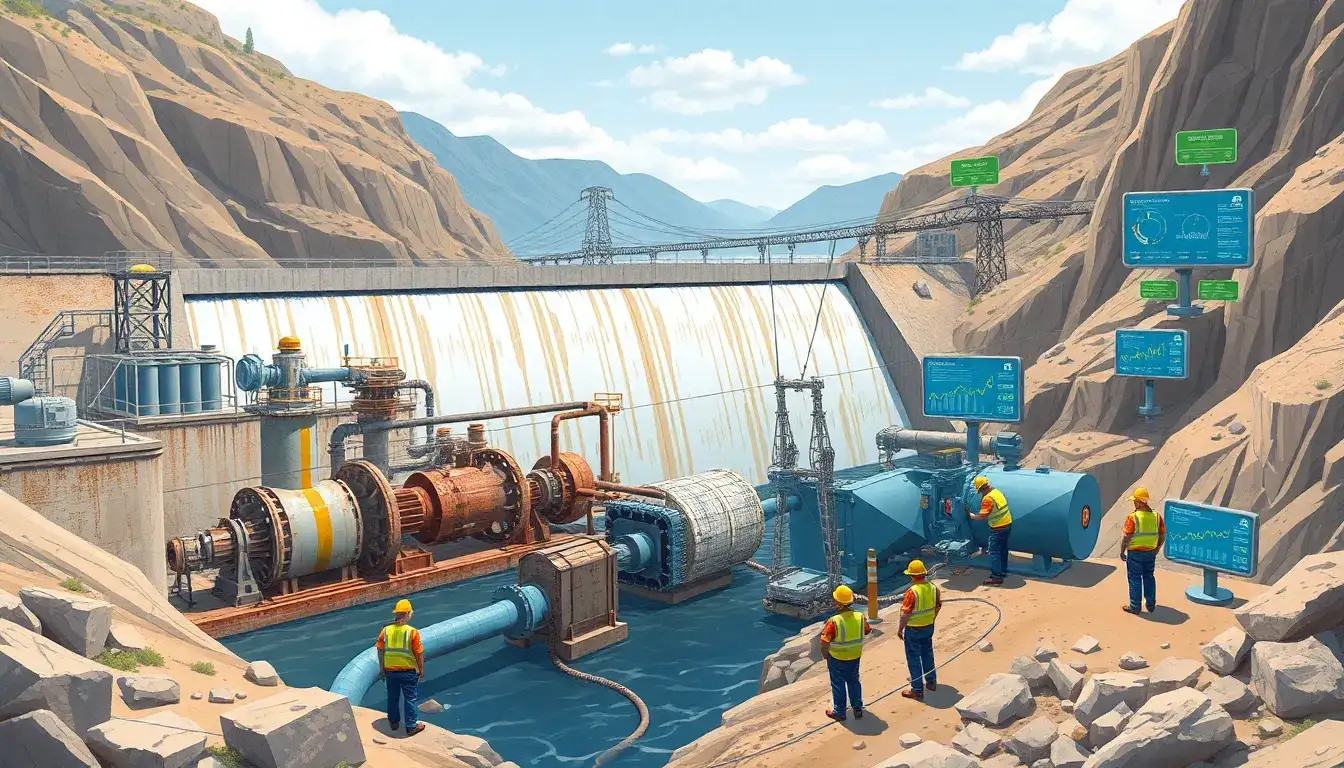 What are the most common maintenance challenges in pumped hydroelectric storage systems