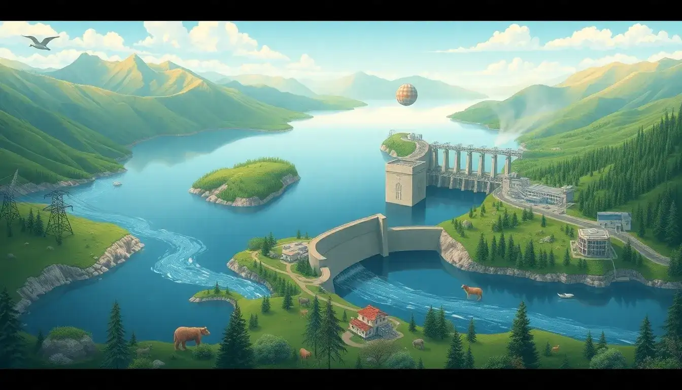 What are the environmental impacts of maintaining pumped hydroelectric storage systems