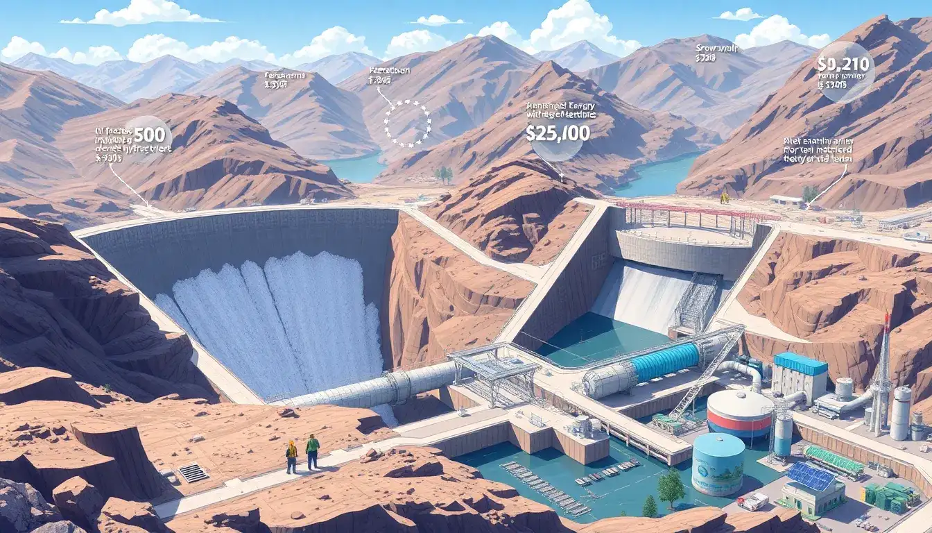 What factors influence the cost of maintaining pumped hydroelectric storage systems