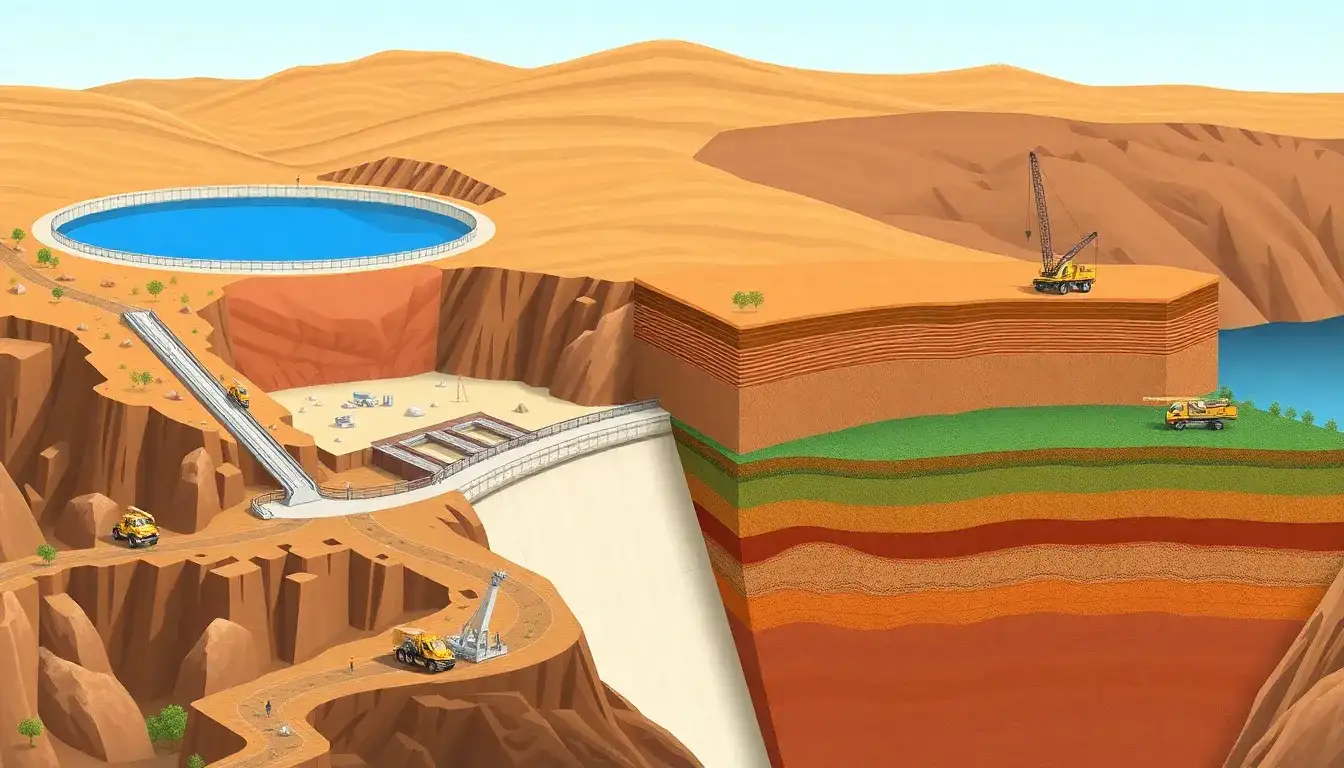 How does the geology of the location impact the maintenance costs of pumped hydroelectric storage systems