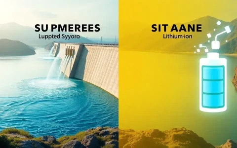 How does the lifespan of pumped hydroelectric storage compare to lithium-ion batteries