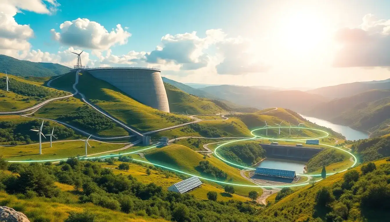 What role does pumped hydro storage play in integrating renewable energy sources into the grid