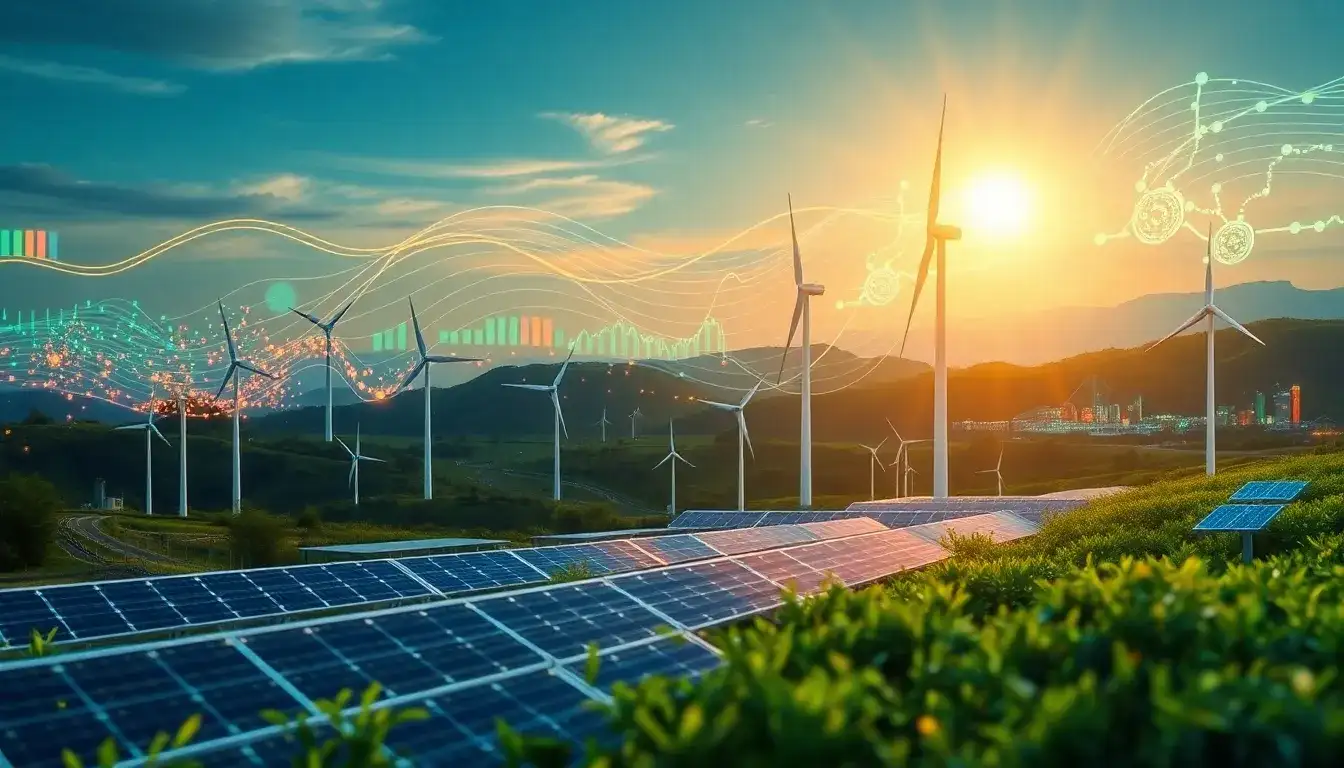 How does the model handle fluctuations in renewable energy sources