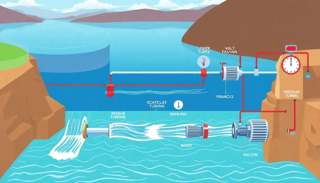 What role does the type of turbine used play in the response time of pumped hydroelectric energy storage