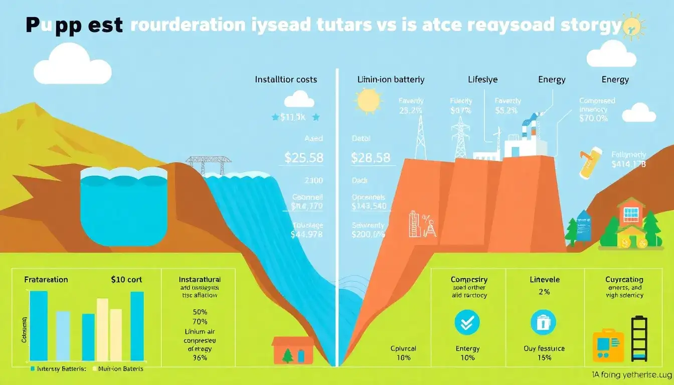 How does the cost of pumped hydroelectric energy storage compare to other forms of utility-scale energy storage