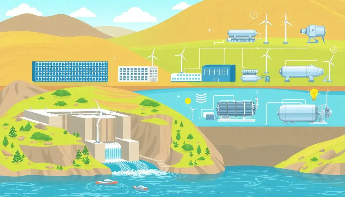 How does pumped hydroelectric energy storage compare to other forms of energy storage