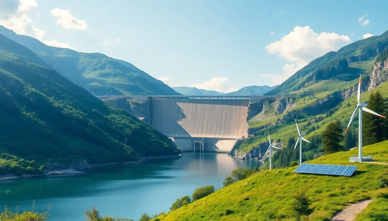 What role does pumped hydroelectric energy storage play in mitigating climate change