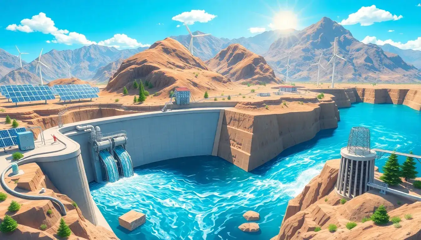 How does pumped hydroelectric energy storage contribute to peak demand management