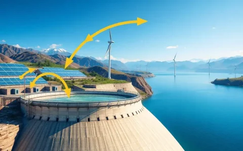 What role does pumped hydroelectric energy storage play in supporting renewable energy sources like solar and wind