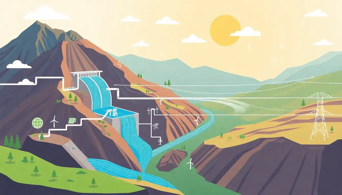 How does pumped hydroelectric energy storage improve grid stability
