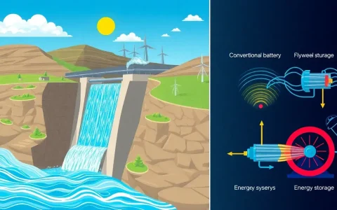 How does the efficiency of pumped hydroelectric energy storage compare to other energy storage methods