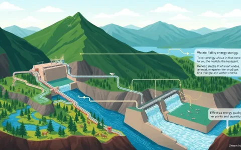 How does the water sourcing process for pumped hydroelectric energy storage affect its environmental footprint