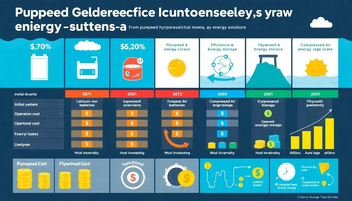 How does the cost-effectiveness of pumped hydroelectric energy storage systems compare to other energy storage solutions