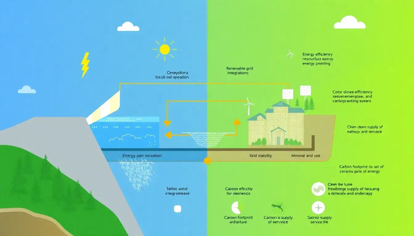 What are the main advantages of pumped hydroelectric energy storage systems