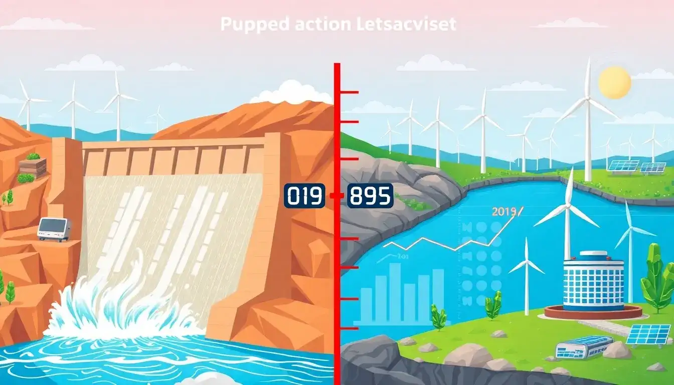 How does the lifespan of pumped hydroelectric energy storage systems compare to other energy storage solutions
