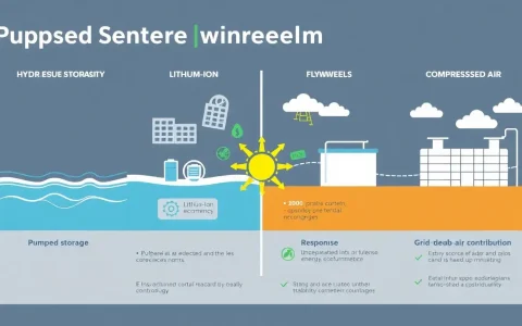 How does pumped hydroelectric energy storage compare to other energy storage technologies in terms of grid stability