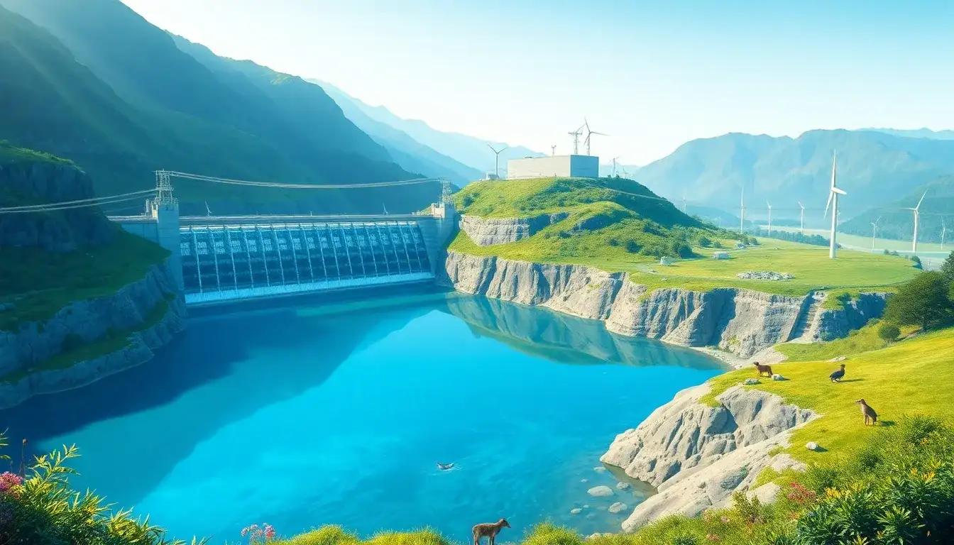 Are there any environmental impacts associated with pumped hydroelectric energy storage