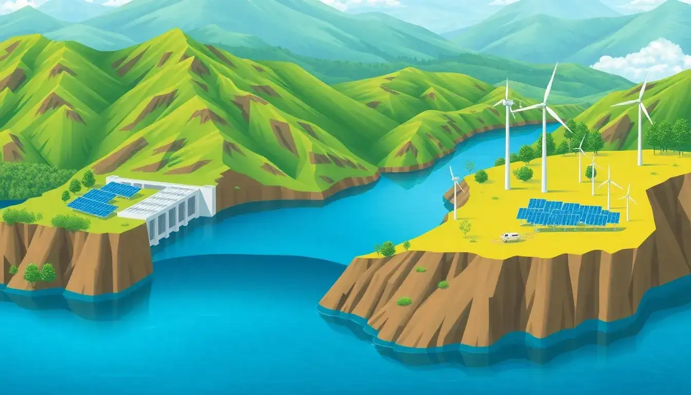 How does the land usage of pumped hydroelectric energy storage compare to other energy storage technologies