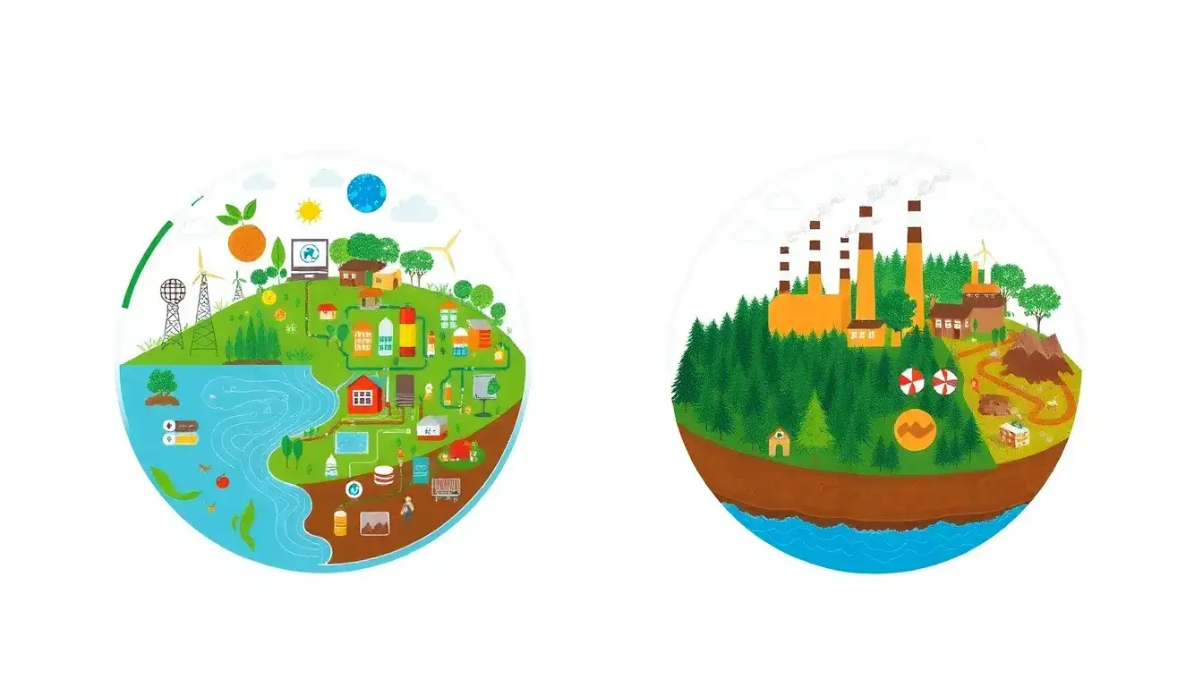 How do closed-loop systems reduce environmental impacts compared to open-loop systems