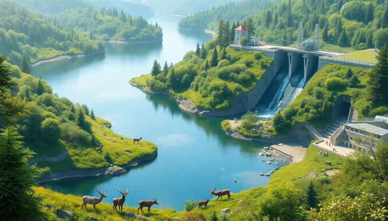 How does pumped hydroelectric energy storage affect local wildlife habitats