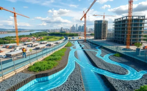 What measures can be taken to minimize the risk of major flooding during construction