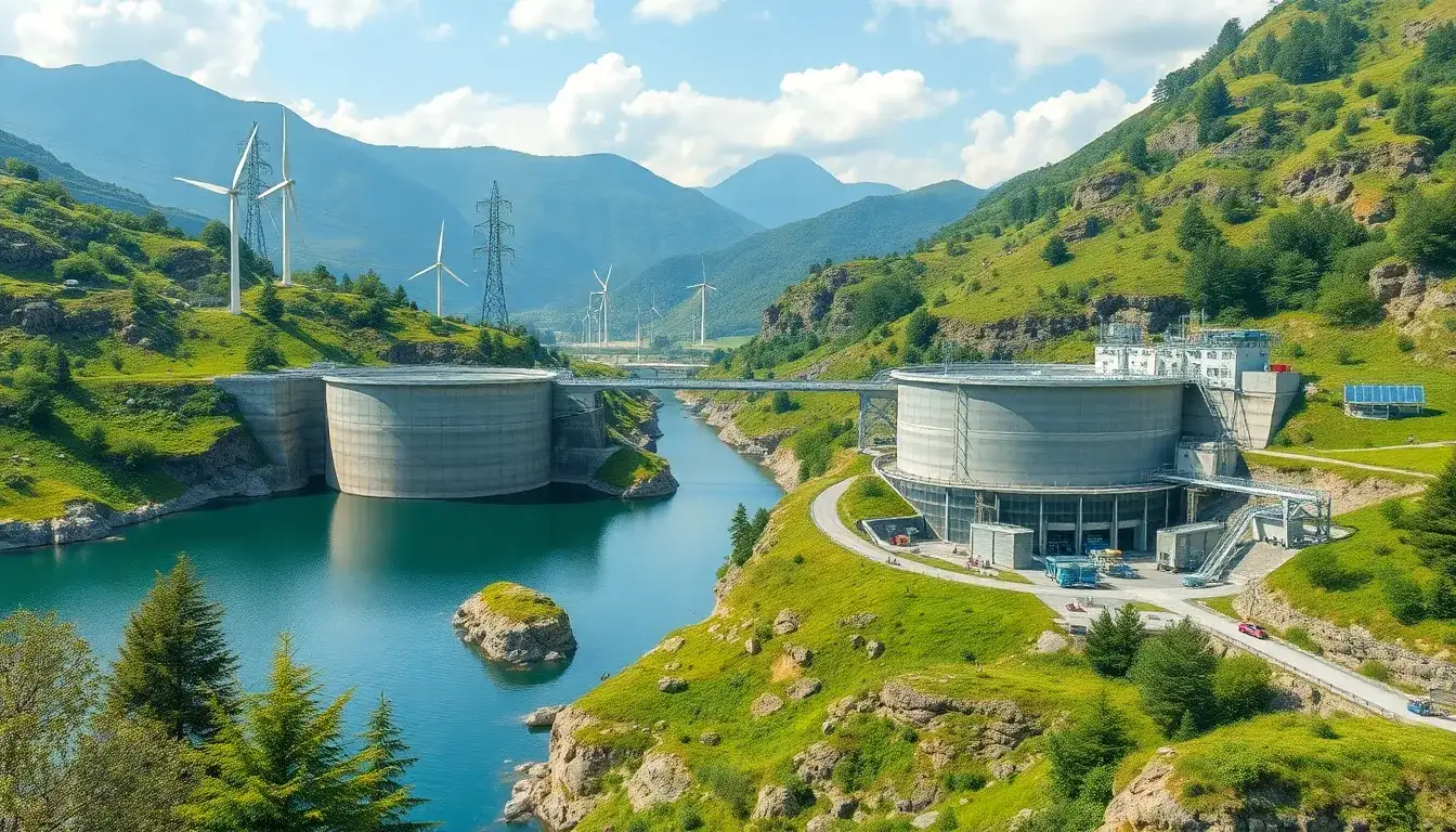 What measures can be taken to reduce greenhouse gas emissions from pumped hydroelectric energy storage