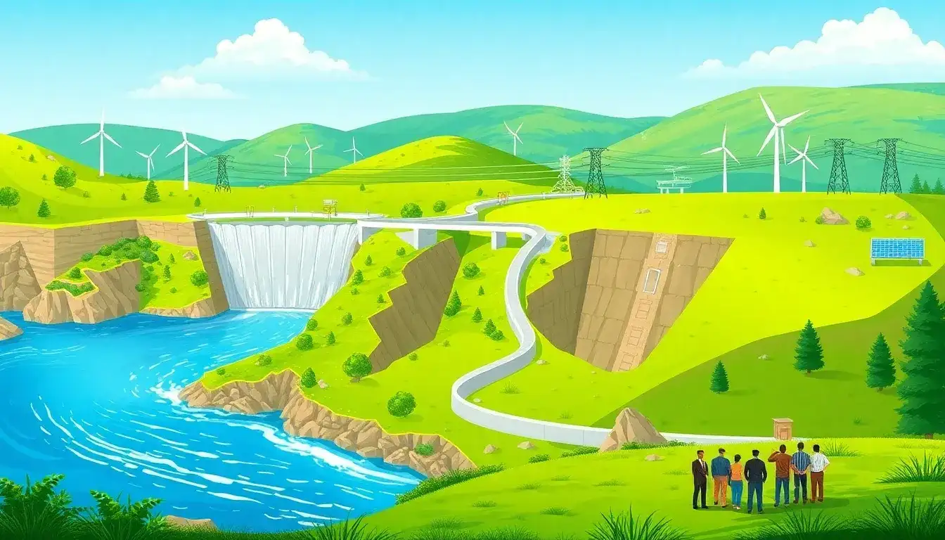 How does pumped hydro storage contribute to grid stability