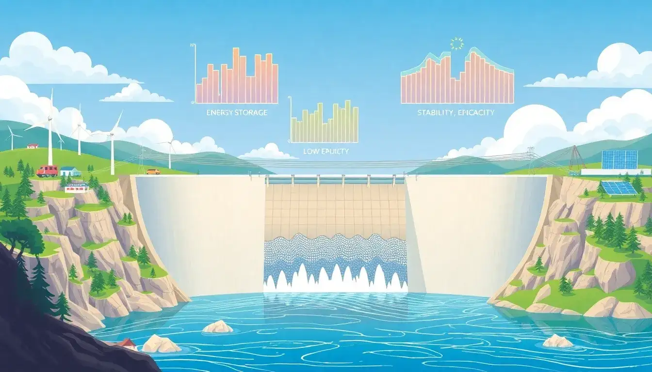 What are the main advantages of pumped hydroelectric energy storage over other energy storage technologies
