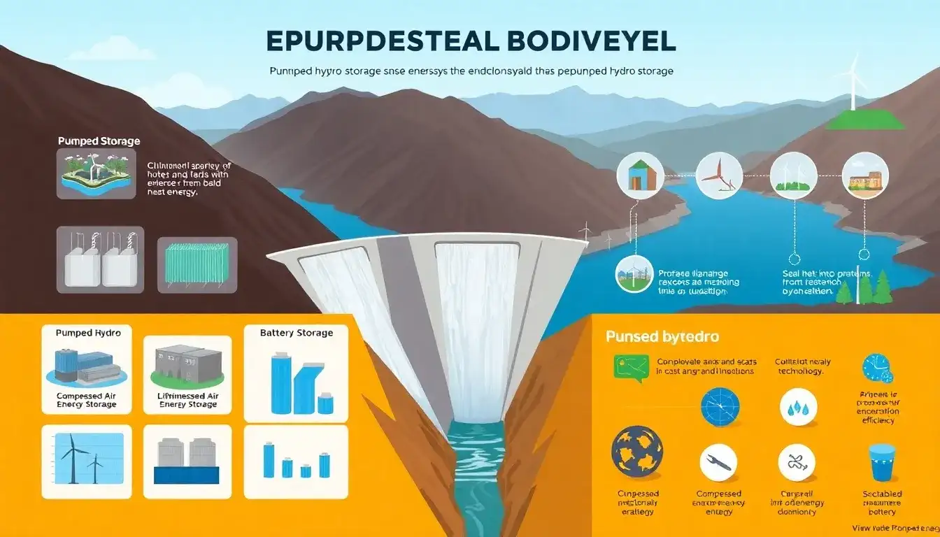 How does pumped hydro storage compare to other forms of energy storage in terms of cost
