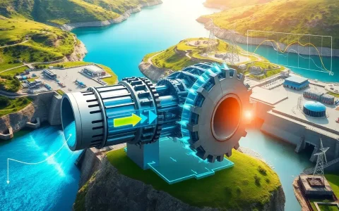 What are the typical efficiencies of Francis turbines used in pumped hydroelectric systems