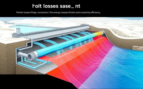 How do friction losses in pipes affect the round-trip efficiency of pumped hydroelectric plants