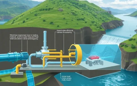 How can friction losses in pipes be minimized in pumped hydroelectric plants