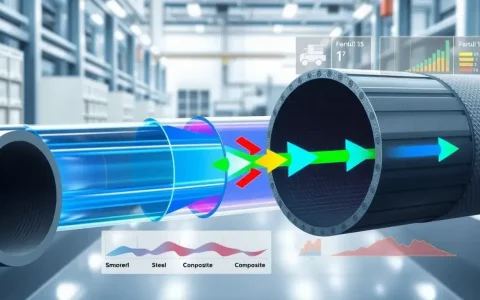 Are there specific pipe materials that reduce friction losses more effectively