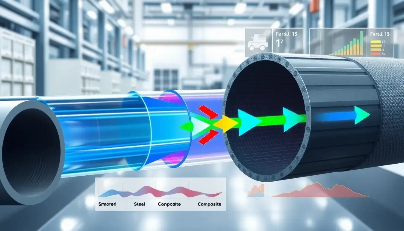 Are there specific pipe materials that reduce friction losses more effectively