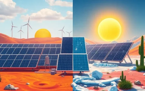 How can I optimize my solar battery's performance in extreme temperatures