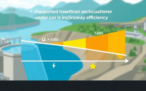 How does the cost of pumped hydroelectric energy storage change with different round-trip efficiencies