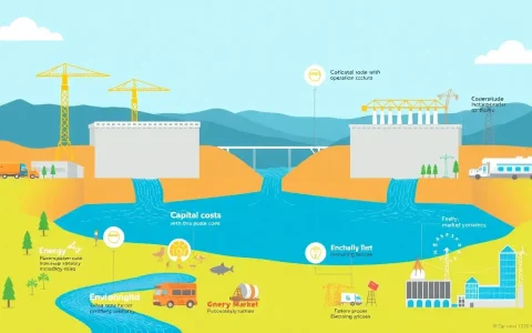 What are the main factors influencing the cost of pumped hydroelectric energy storage