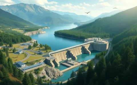 How does the location of pumped hydroelectric plants affect their environmental footprint