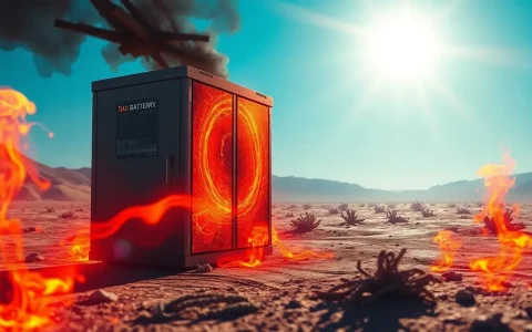 What are the potential risks of exposing solar batteries to high temperatures